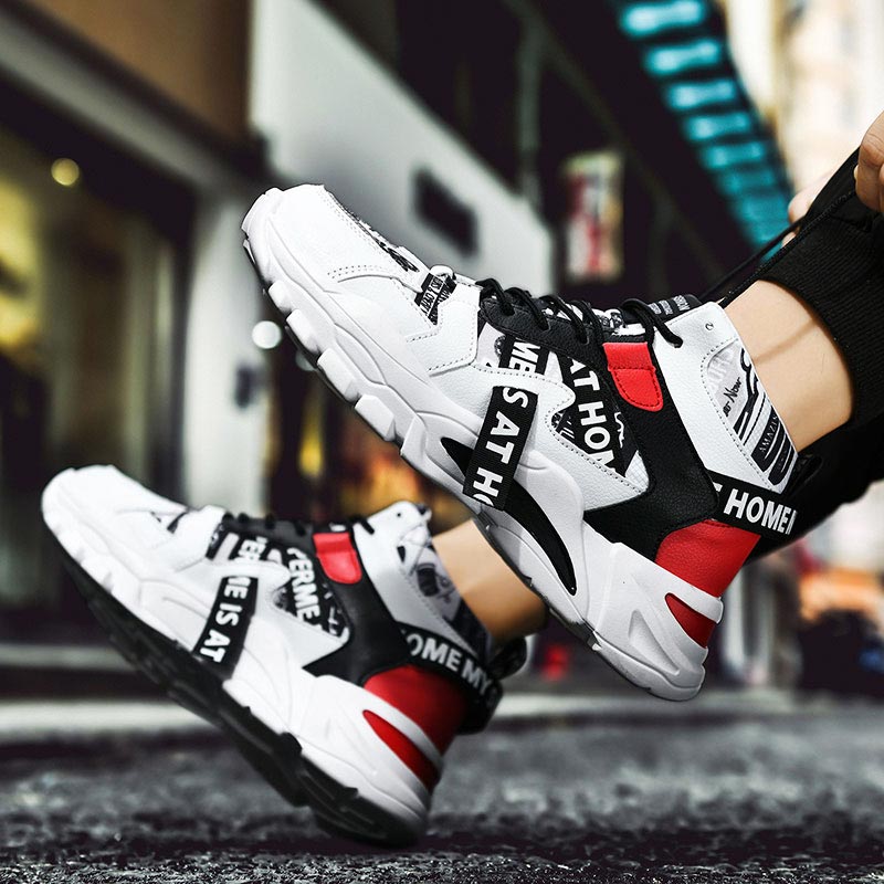 Japanese Minimalist Lifestyle Name - Große Größe High Top Chunky Mann