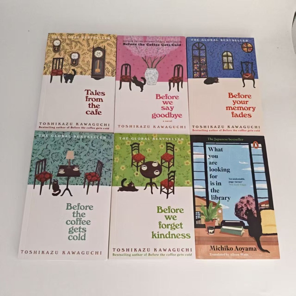 Japanese Lifestyle Books - 6-teiliges Set inspirierender Romane im japanischen