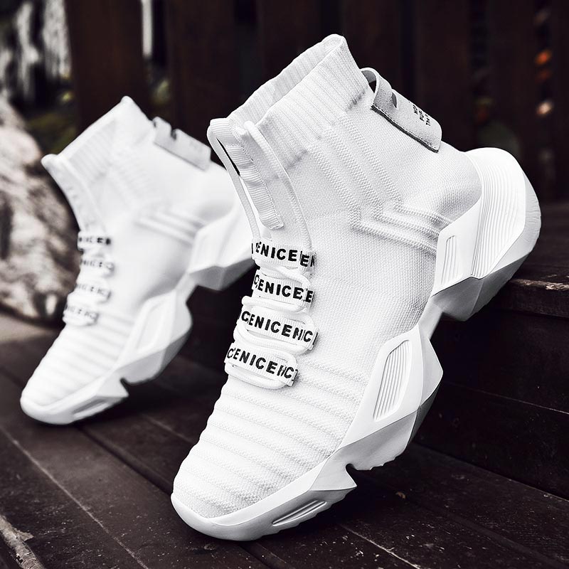 Japanese Minimalist Lifestyle Name - Plus Größe High Top Massive Sport