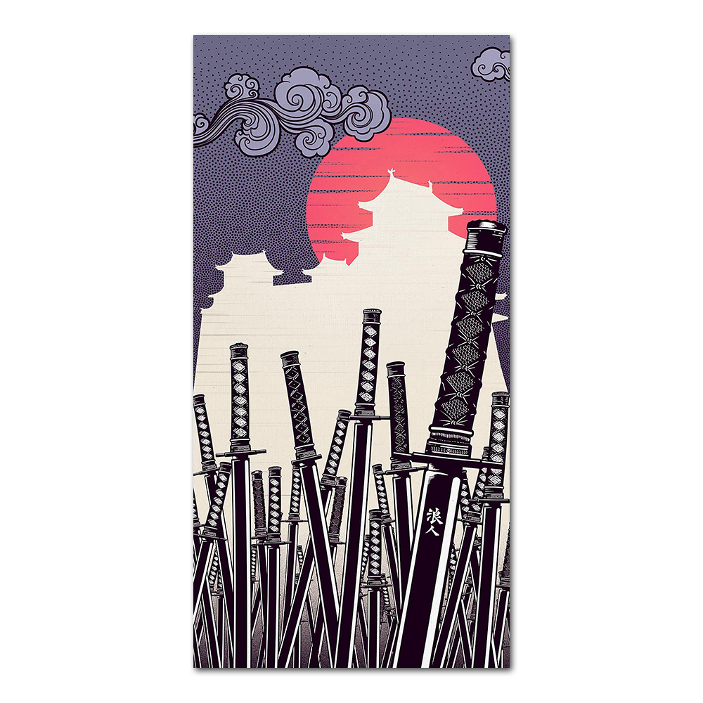 Japanische Katana Leinwand Mal – Japanese Lifestyle Japanese Bewertung und Preis