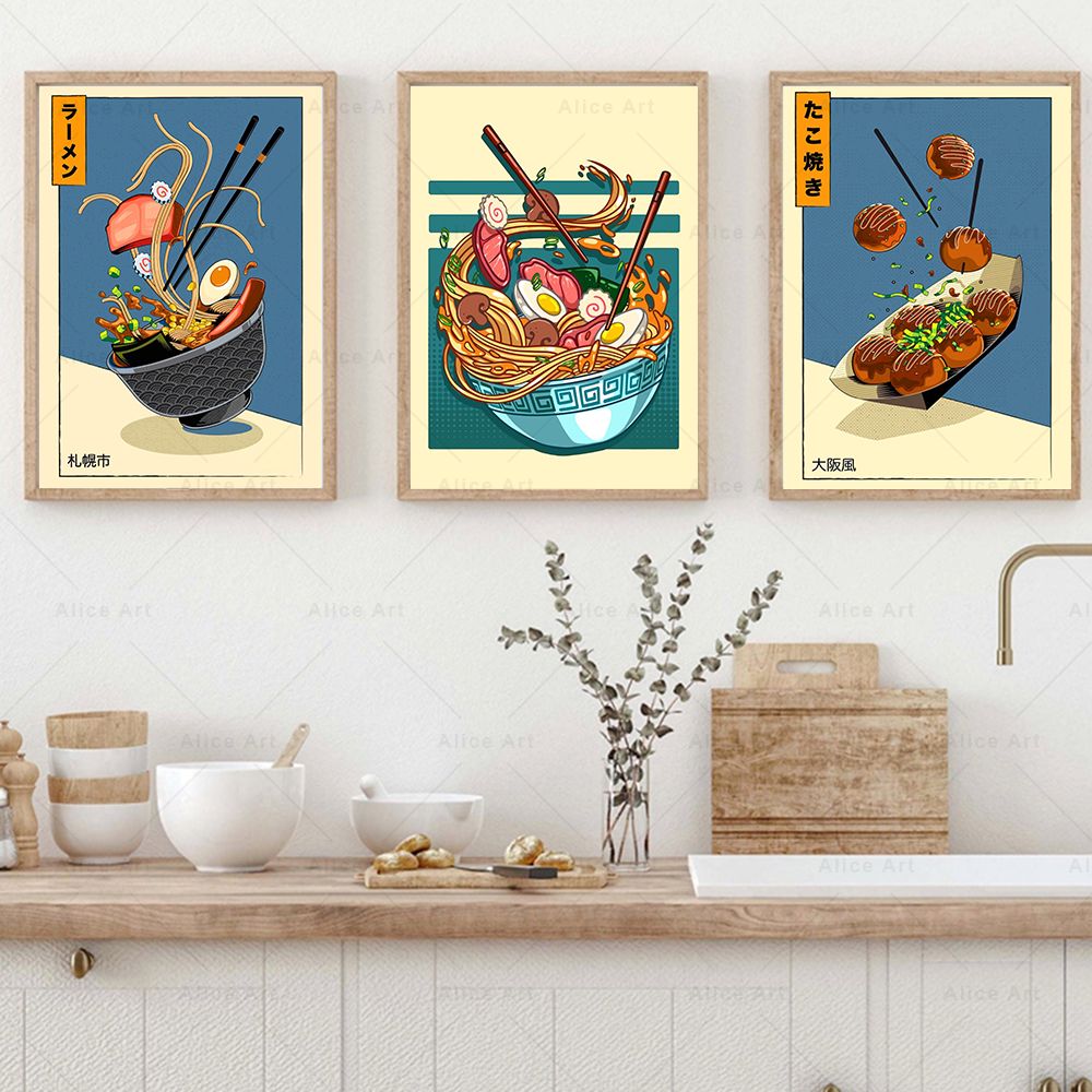 Japanischen Stil Poster Küche  – Japanese Food Lifestyle Bewertung und Preis